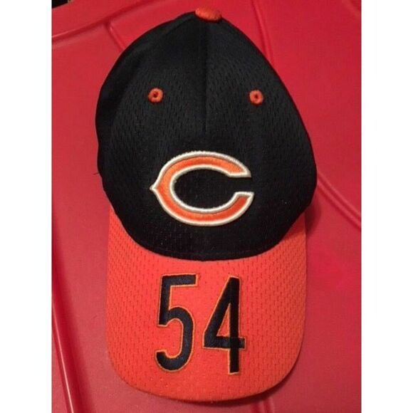 CHICAGO BEARS #54 BRAIN URLACHER REEBOK YOUTH SMALL CAP - Picture 1 of 7